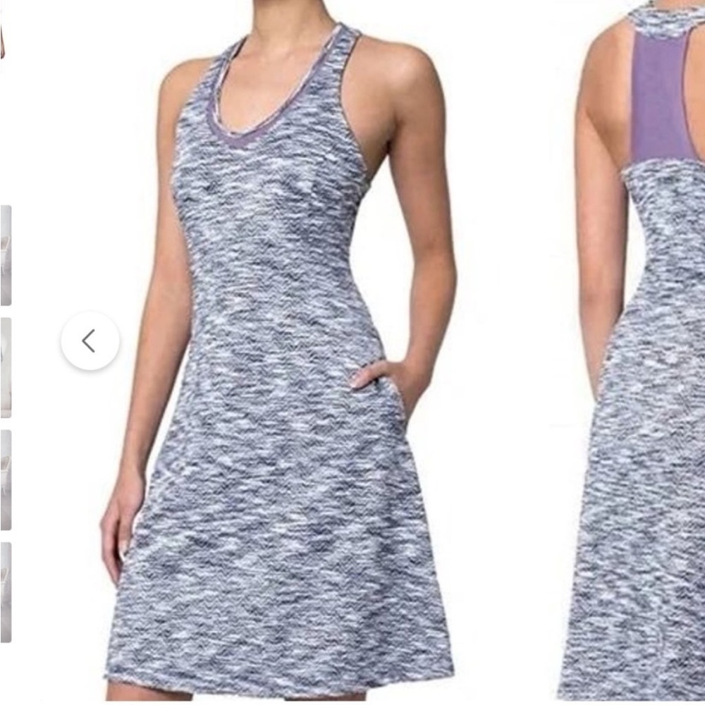 MPG Dress Golf Tennis Travel Size S Pockets Teal/Black/White Racerback Bra - Picture 8 of 8